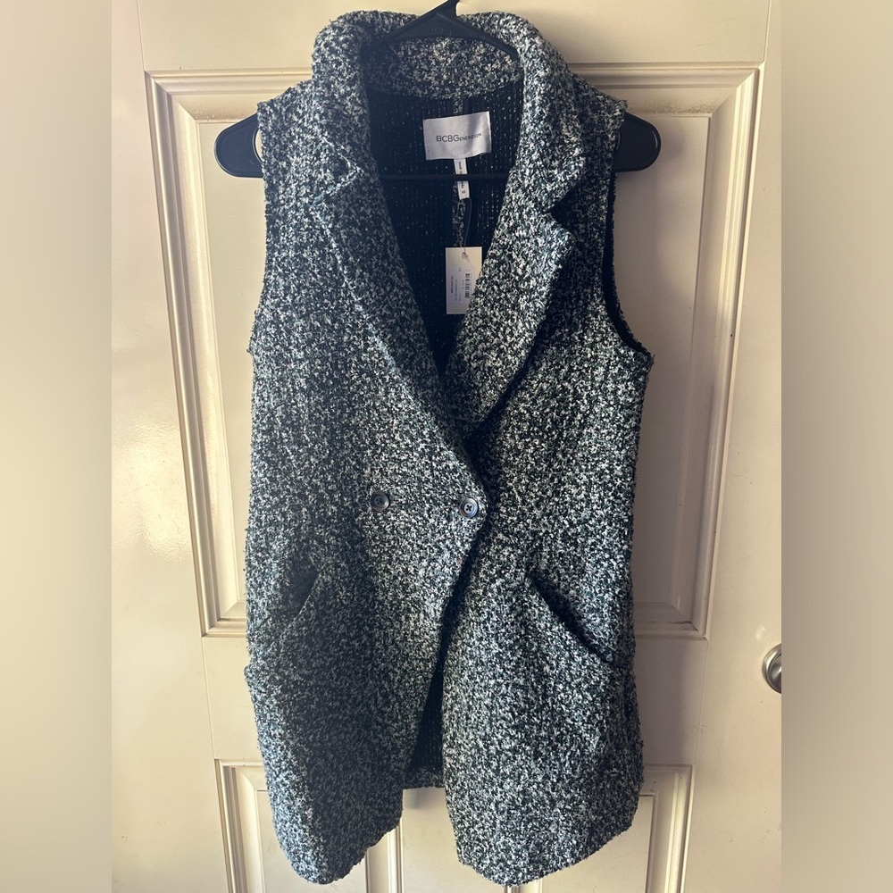 ‼️ON SALE‼️ NWT BCBGeneration Tweed Vest. Size XS